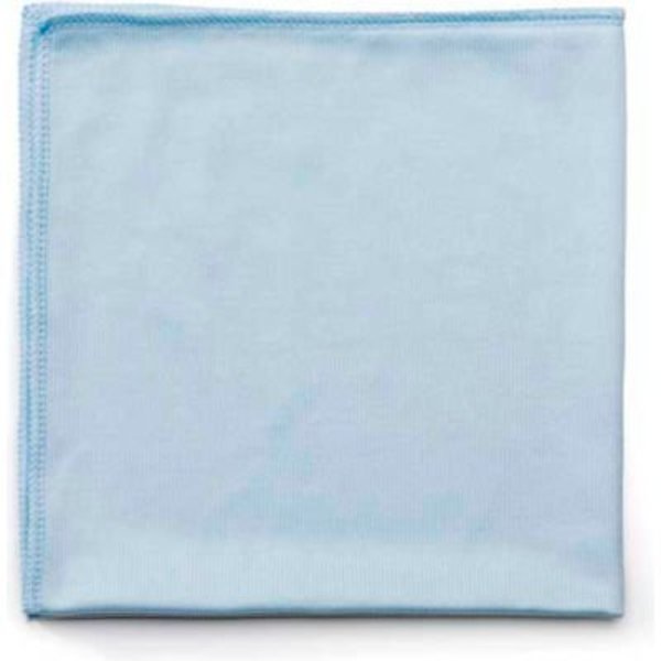 Rubbermaid Commercial Rubbermaid® Microfiber Cleaning Cloths 16" x 16", Blue 12/Case - RCPQ630 FGQ63000 BL00